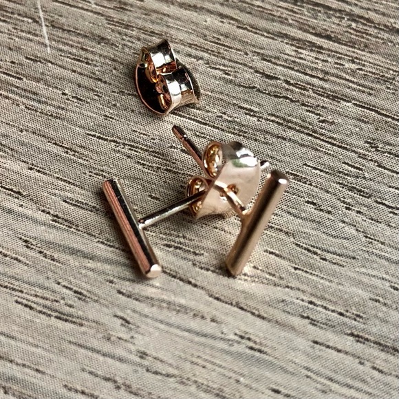 NWOT Set 2 Layering Necklaces & Stud Earring’s, Crystal Layered Necklace, Boho - Picture 2 of 12